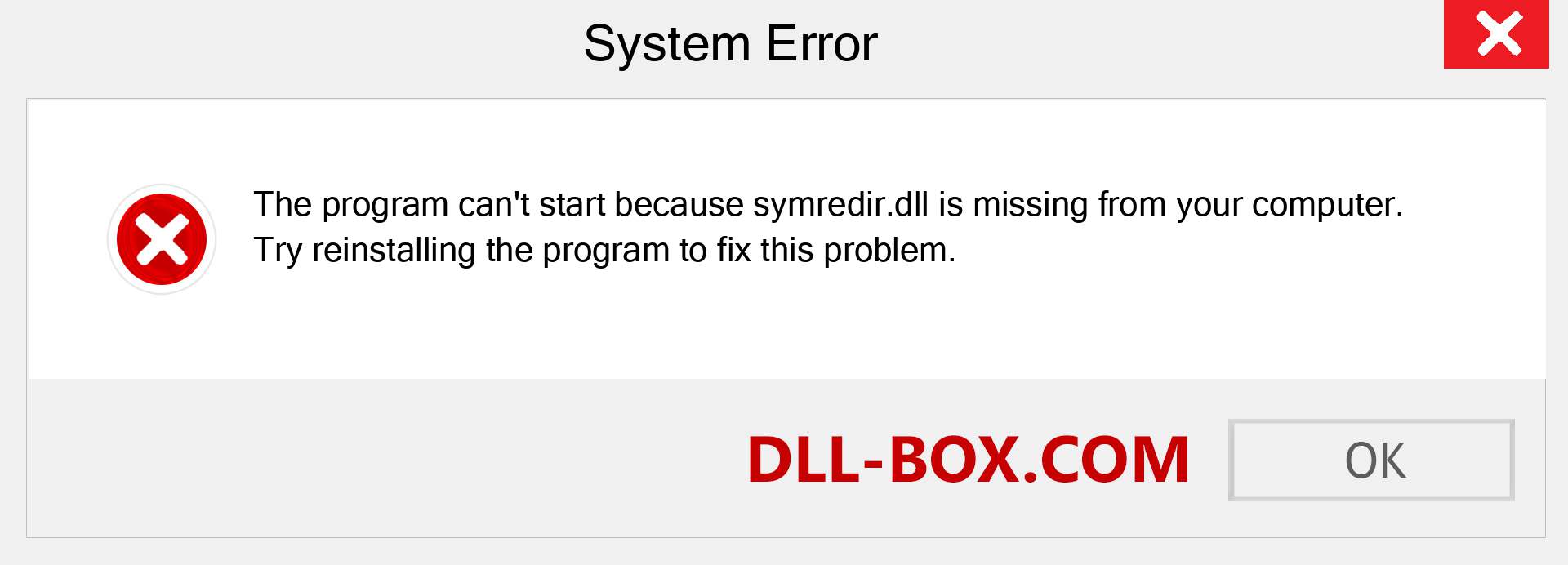  symredir.dll file is missing?. Download for Windows 7, 8, 10 - Fix  symredir dll Missing Error on Windows, photos, images